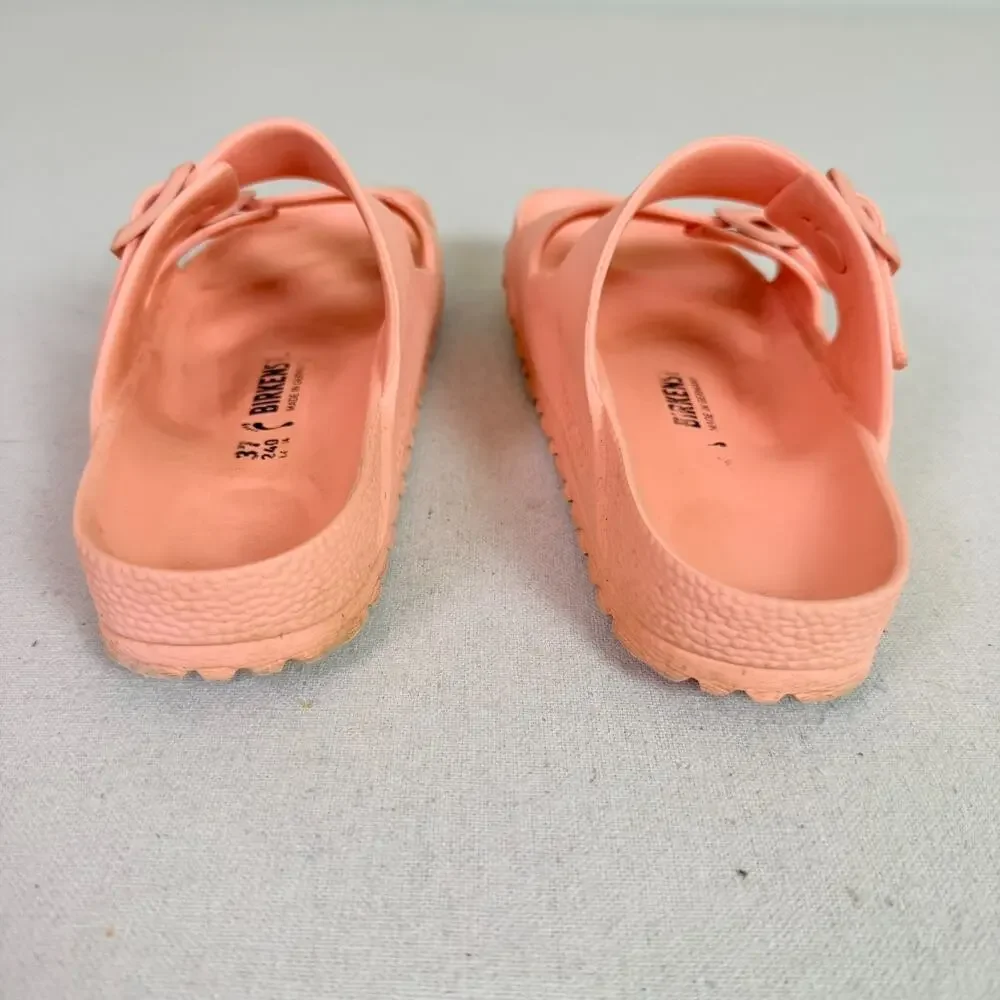 Birkenstock Arizona Essentials EVA Pink Clay Sandals Women's 37 Two Strap Narrow - Picture 6 of 16